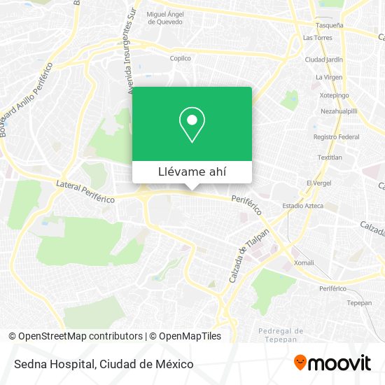 Mapa de Sedna Hospital