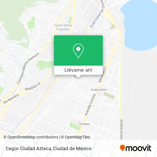 Mapa de Cegor Ciudad Azteca