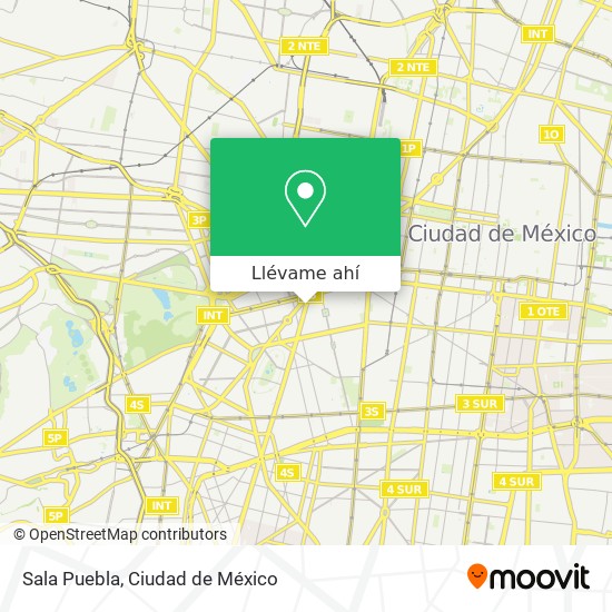 Mapa de Sala Puebla