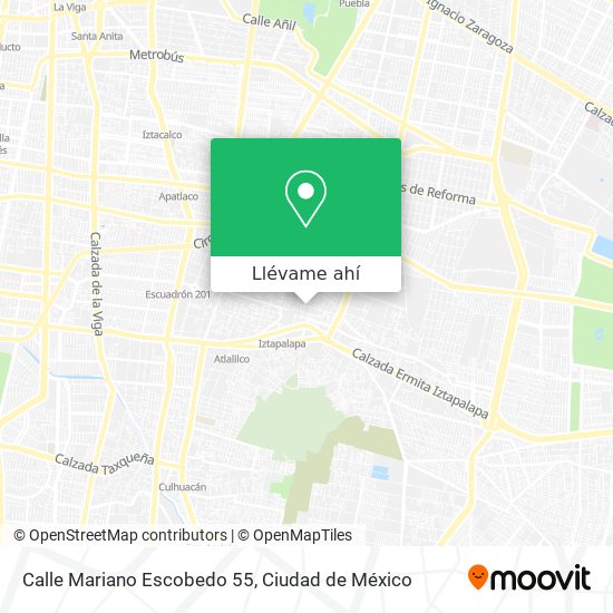 Mapa de Calle Mariano Escobedo 55