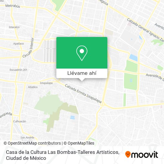 Mapa de Casa de la Cultura Las Bombas-Talleres Artísticos