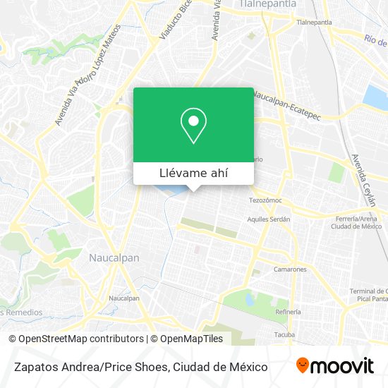 Cómo llegar a Zapatos Andrea/Price Shoes en Tultitlán en Autobús o Metro?