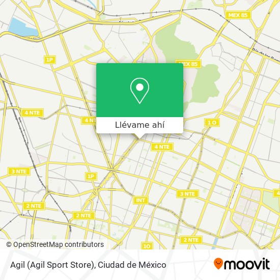 Mapa de Agil (Agil Sport Store)
