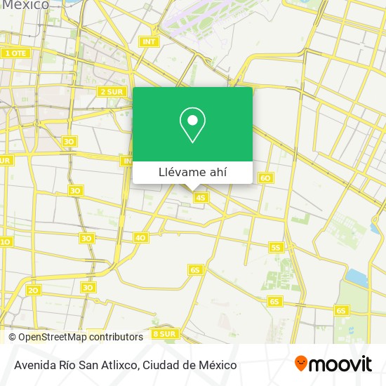 Mapa de Avenida Río San Atlixco