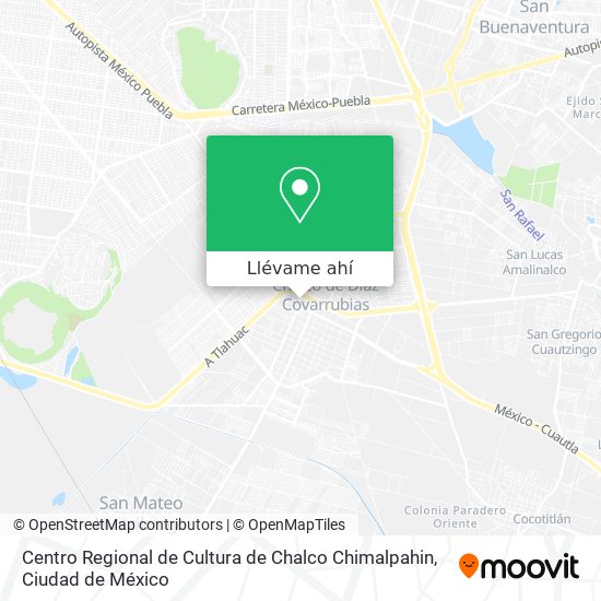 Cómo llegar a Centro Regional de Cultura de Chalco Chimalpahin en  Ixtapaluca en Autobús o Metro?