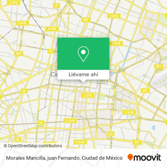 Mapa de Morales Mancilla, juan Fernando