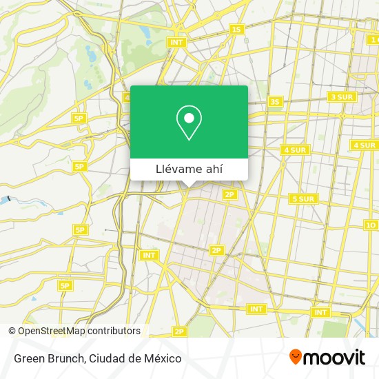 Mapa de Green Brunch