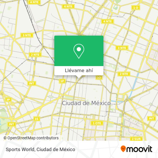 Mapa de Sports World