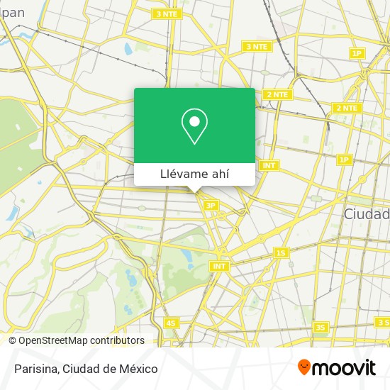 Mapa de Parisina