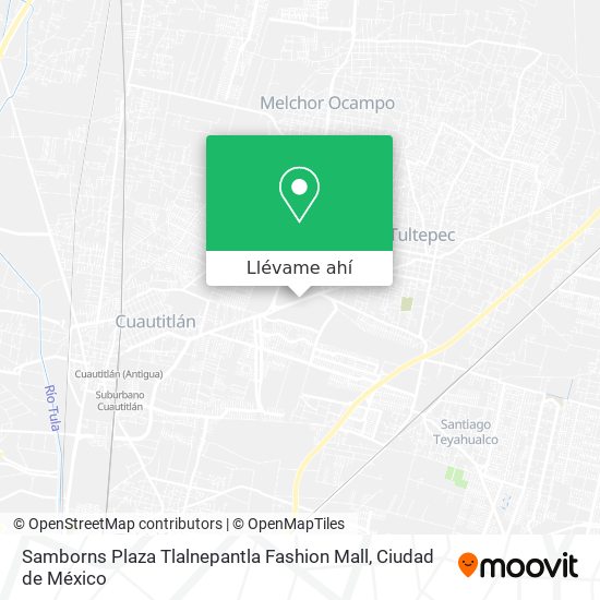 Mapa de Samborns Plaza Tlalnepantla Fashion Mall