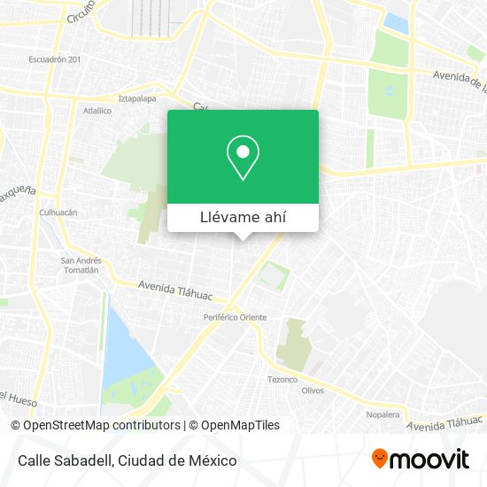 Mapa de Calle Sabadell