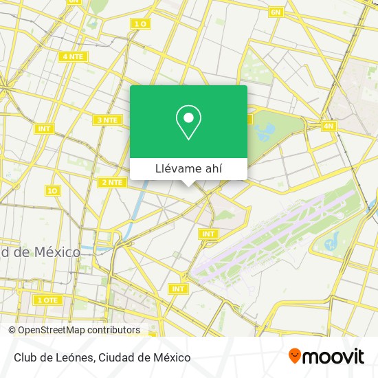 Mapa de Club de Leónes