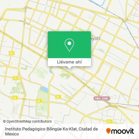 Mapa de Instituto Pedagógico Bilingüe Ko-Klat