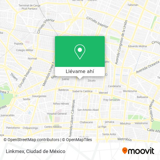 Mapa de Linkmex