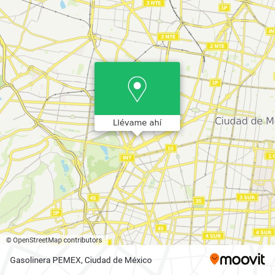 Mapa de Gasolinera PEMEX