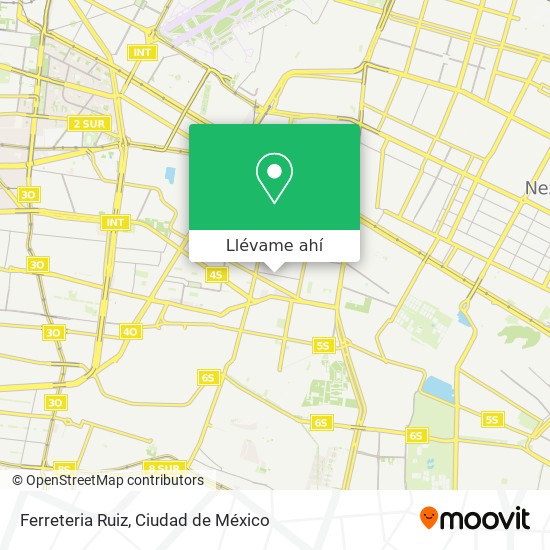 Mapa de Ferreteria Ruiz