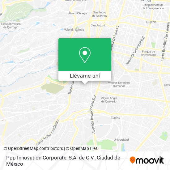 Mapa de Ppp Innovation Corporate, S.A. de C.V.