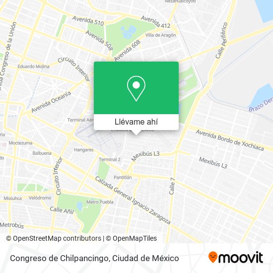 Mapa de Congreso de Chilpancingo