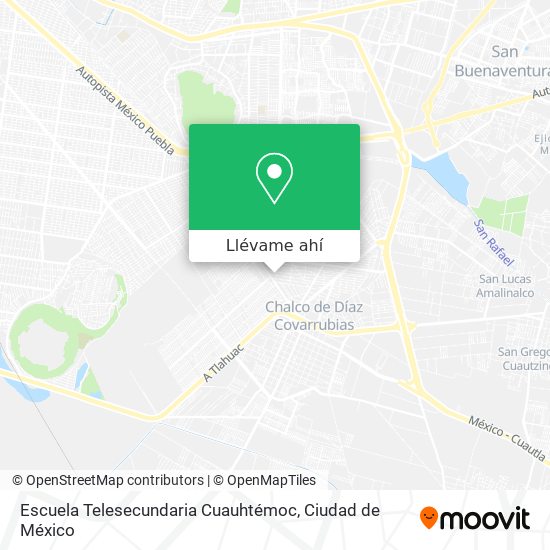 Mapa de Escuela Telesecundaria Cuauhtémoc