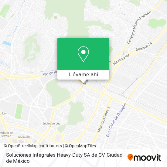 Mapa de Soluciones Integrales Heavy-Duty SA de CV