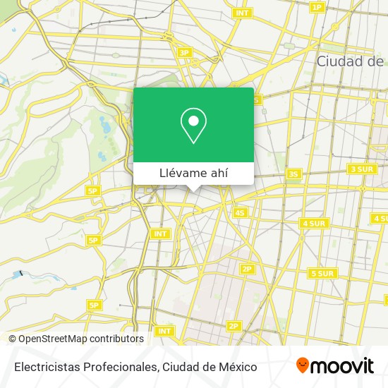 Mapa de Electricistas Profecionales