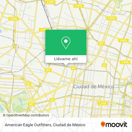 Mapa de American Eagle Outfitters