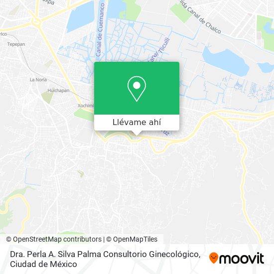 Mapa de Dra. Perla A. Silva Palma Consultorio Ginecológico