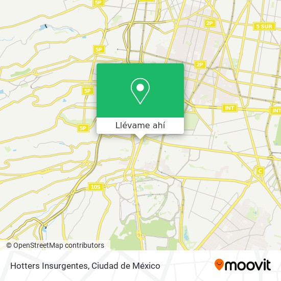 Mapa de Hotters Insurgentes