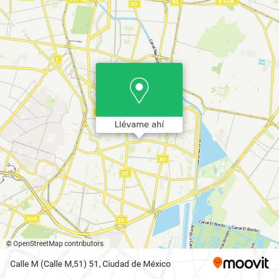 Mapa de Calle M (Calle M,51) 51