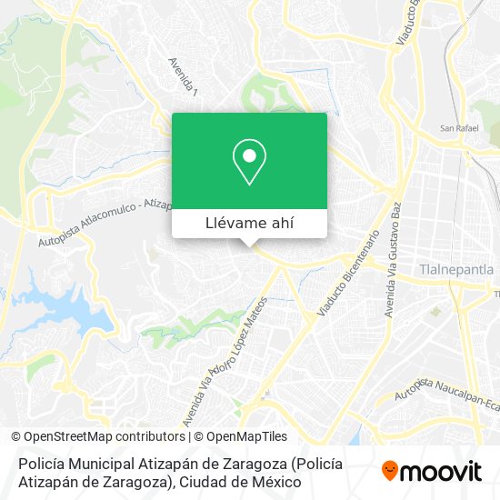 Mapa de Policía Municipal Atizapán de Zaragoza