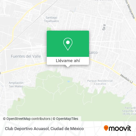 Cómo llegar a Club Deportivo Acuasol en Cuautitlán en Autobús?