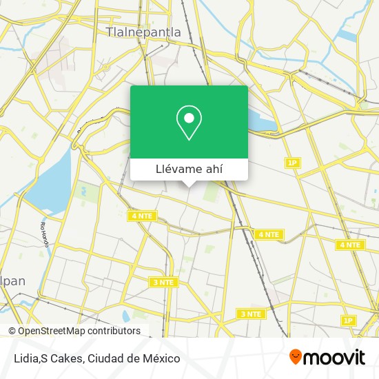 Mapa de Lidia,S Cakes