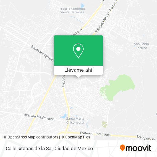 Mapa de Calle Ixtapan de la Sal