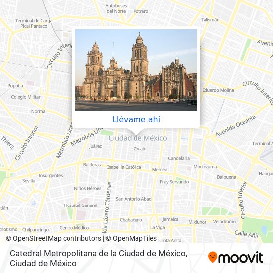 ¿Cómo llegar a Catedral Metropolitana de la Ciudad de México en Azcapotzalco en Autobús o Metro?