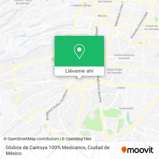 Mapa de Globos de Cantoya 100% Mexicanos