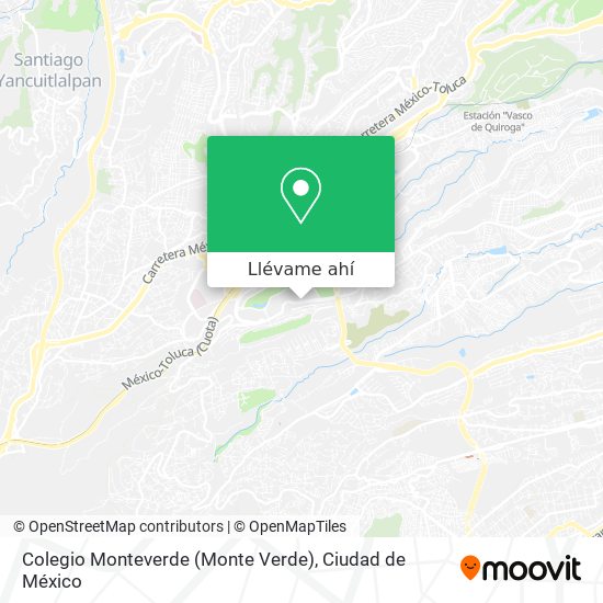 Mapa de Colegio Monteverde (Monte Verde)