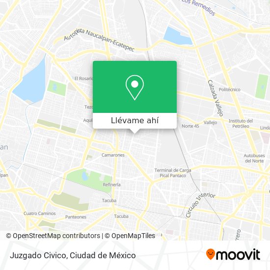 Mapa de Juzgado Civico