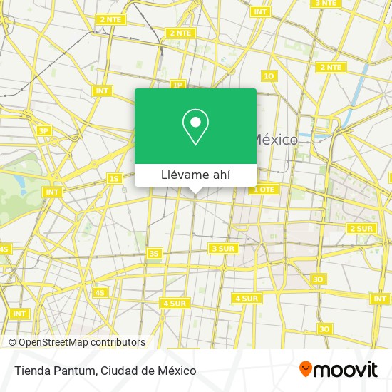 Mapa de Tienda Pantum
