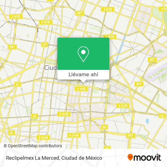 Mapa de Reclipelmex La Merced