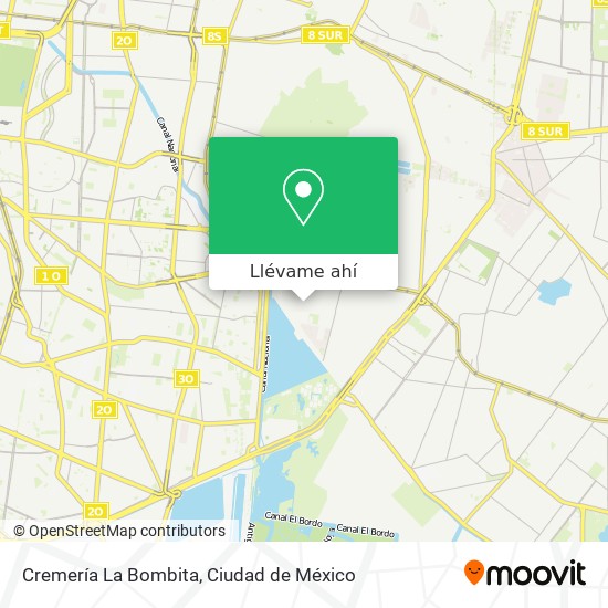 Mapa de Cremería La Bombita