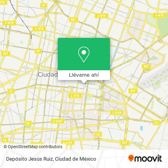 Mapa de Depósito Jesús Ruiz