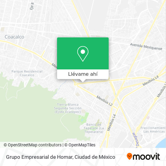 Mapa de Grupo Empresarial de Homar