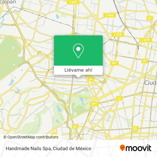 Mapa de Handmade Nails Spa