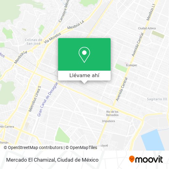 Mapa de Mercado El Chamizal