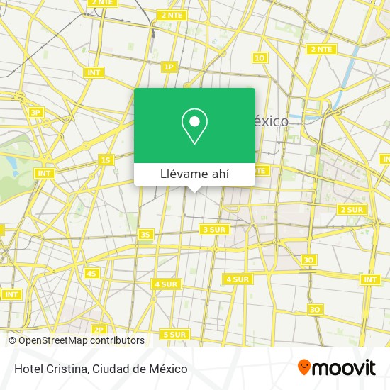 Mapa de Hotel Cristina