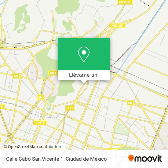 Mapa de Calle Cabo San Vicente 1