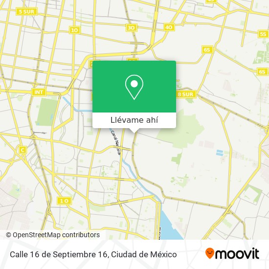 Mapa de Calle 16 de Septiembre 16