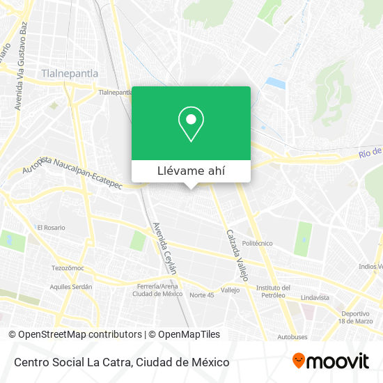 Mapa de Centro Social La Catra