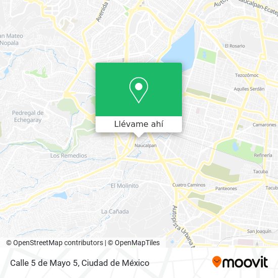 Mapa de Calle 5 de Mayo 5