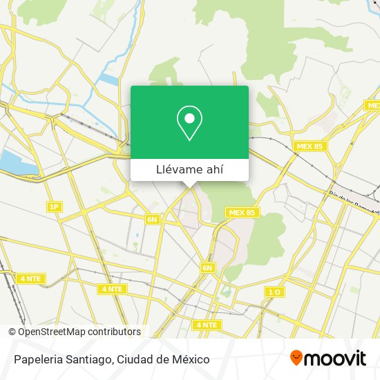 Mapa de Papeleria Santiago